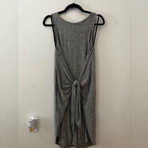Lou & Grey front tie midi dress